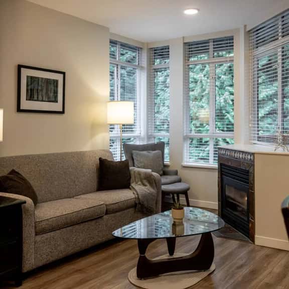 Cozy Whistler Village 1BR: Fireplace, Walk to Everything! Sleeps 4 - Image 1
